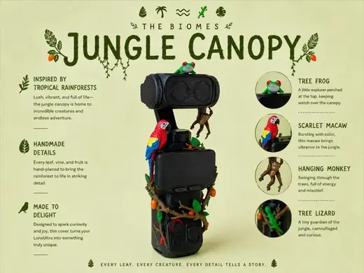 Jungle Canopy Ecosystem Kit for Insta360 LunaUltra