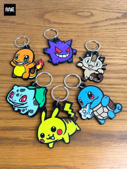 Pokemon Meowth Keychain