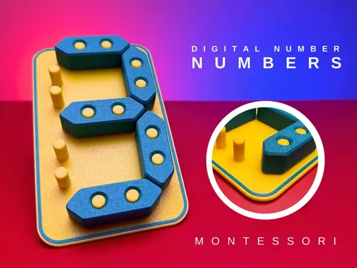 Activity Board – Montessori Digital Number Game