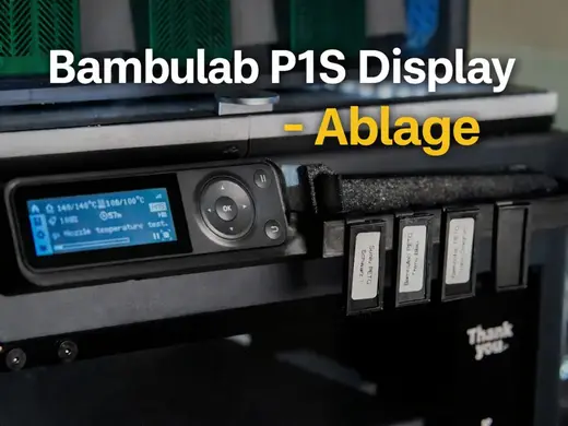 Bambulab P1S Display Ablage