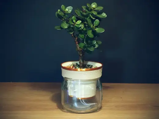Self Watering Planter for Mason Jar (Wide Mouth)