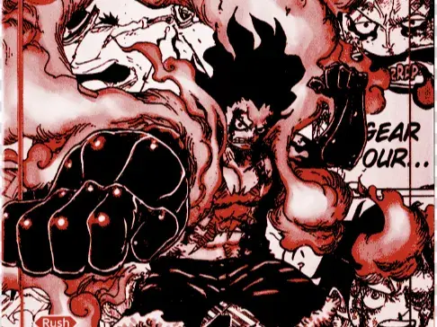 TCG CARTA LUFFY MANGA GEAR 4 ONE PIECE