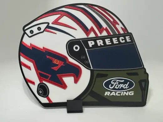 Ryan Preece Daytona 500 Helmet Side Profile NASCAR