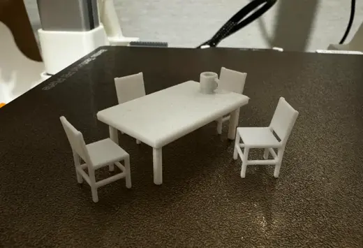 Miniature Dollhouse Dining Chair