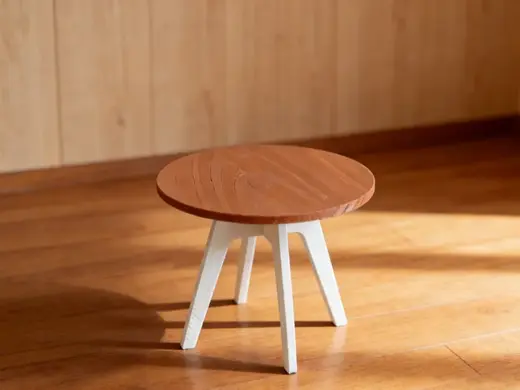 Dollhouse 1:12 Wood Grain Small Round Table