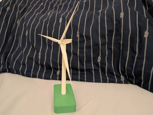 Wind Turbine Mini Model Senvion, CarryVersion Box