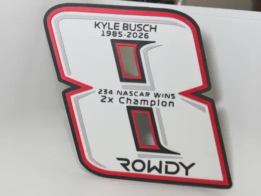 Kyle Busch Rowdy #8 Memorial