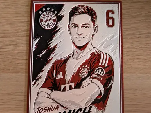 Joshua Kimmich Front inkl. Rahmen