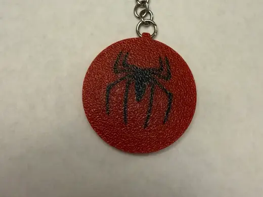 Spider-Man Keychain Two color superhero design