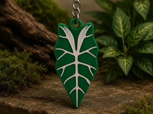 Alocasia Schlüsselanhänger