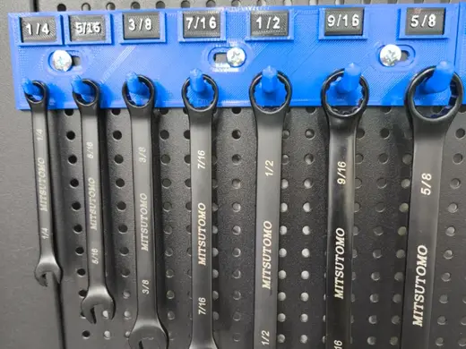Tool hanger metric 8-14 and imperial 1/4-5/8