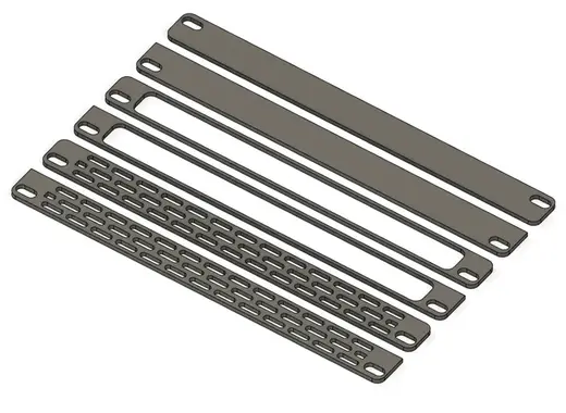 10-inch 1/2U Rack Mount Blanks