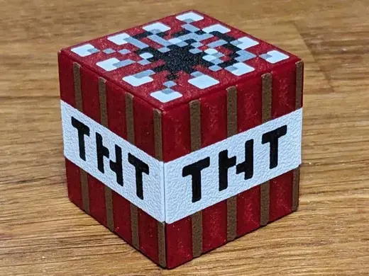 Minecraft TNT Block Facade Style