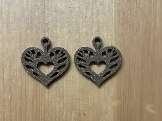 heart earrings