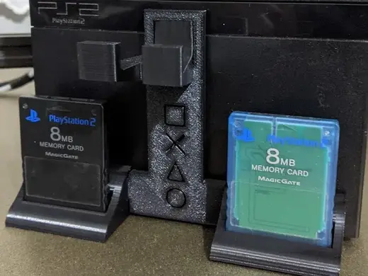Playstation Ps2 slim vertical stand pad memorycard