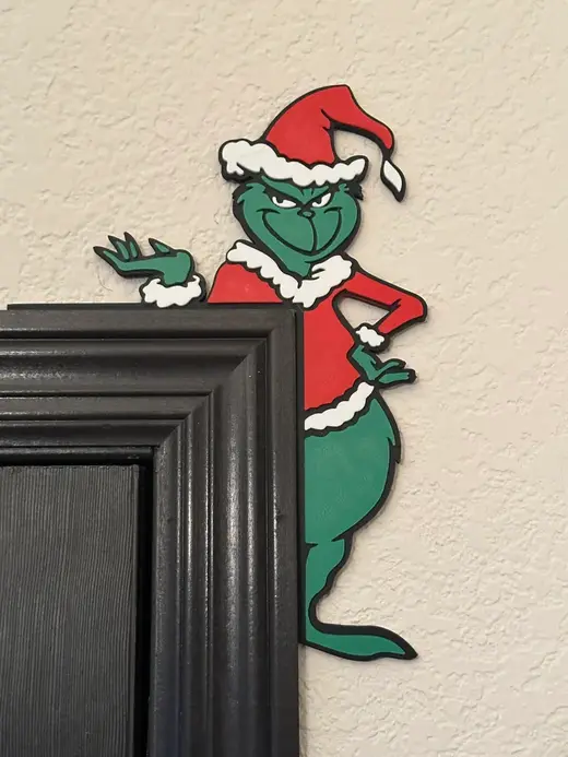 The Grinch Door Corner