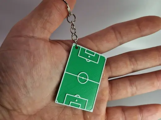 Football Field Keychain