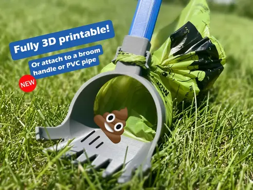 Dog Pooper Scooper (Fully 3D Printable!)