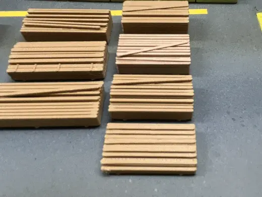 HO Scale Lumber Loose Stacks