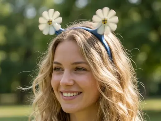 Daisy Propeller Headband - The Spinning Flower