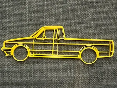 Volkswagen Caddy Pickup Silhouette