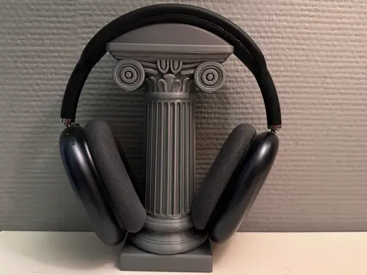 Greek Ionic Headphone Holder Ancient Column Style
