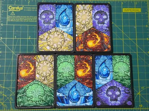 MTG Commander DeckBox inlay Magic the Gathering v2