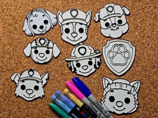 Paw Patrol Coloring Pack Creative DIY