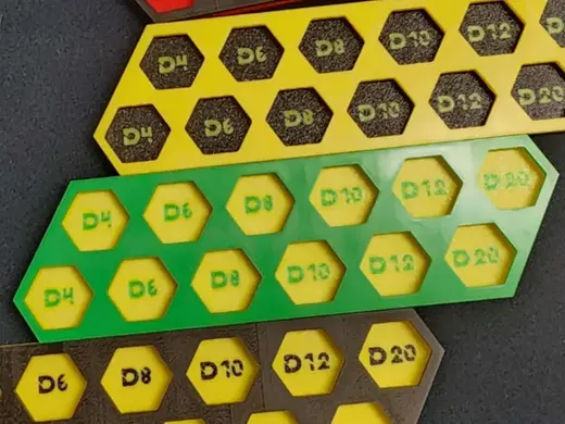 Cyberpunk TCG Friendly Gig Dice Tray