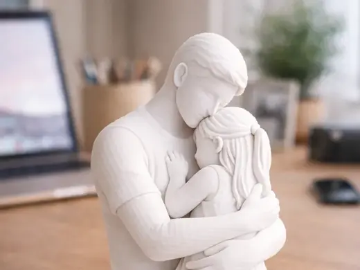 Padre e Figlia - Abbraccio di Papà