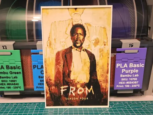 FROM Season 4 Poster - Hueforge Art