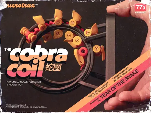 The COBRA COIL Handheld Roller Coaster