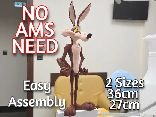 Wile E. Coyote-No AMS-Easy assembly