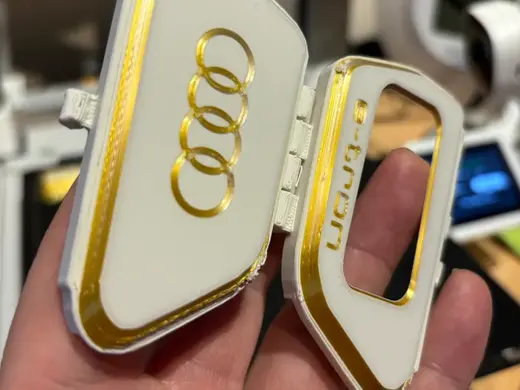 Key Fob Cover: Audi eTron SE; PIP Hinge w/ clasp