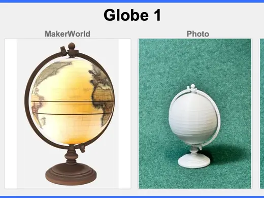 RPG • Dollhouse • Mini: Victorian Era Globe 1