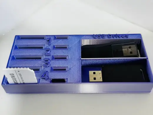 USB and SD card holder - commercial use allowed