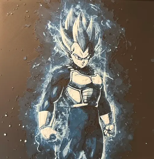 Vegeta Super Saiyan Blue Hueforge