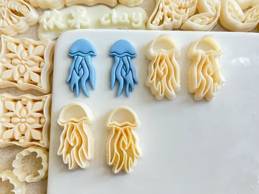 Jellyfish polymer clay cutters Jewelry-makingtools