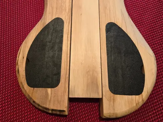 Router template for guitar control cavity