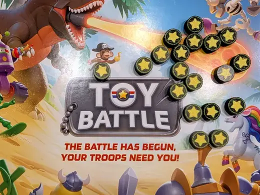 TOY BATTLE - Spare Medals / Stars