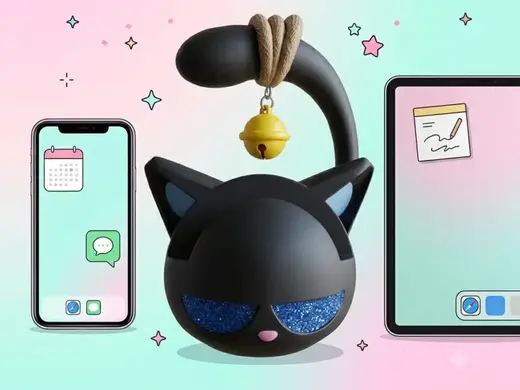 SUPPORTO SMARTPHONE / TABLET GATTO KAWAII