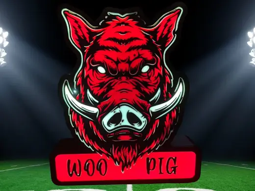 Go Hogs Woo Pig Sooie! Lightbox
