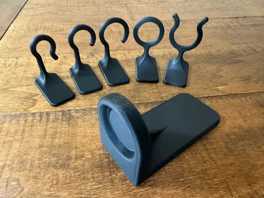 Mounts for Fishing Rods, Pool Cues, Brooms, etc