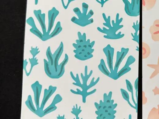 Coral Reef Stencil Set - Stackable Coral Design