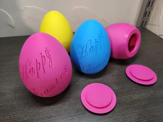 Happy Easter Debossed Egg