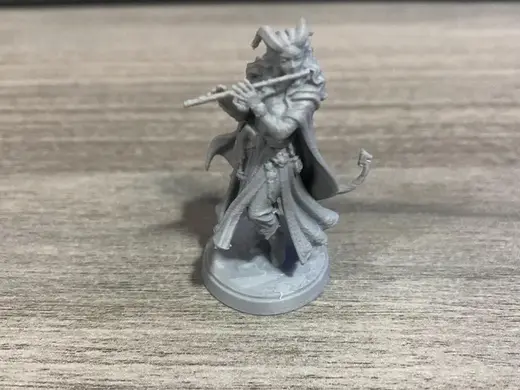 DnD Female Tiefling Bard play flute