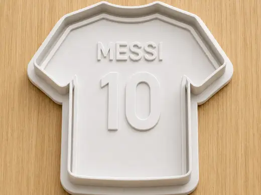 Messi 10 Jersey Cookie Cutter