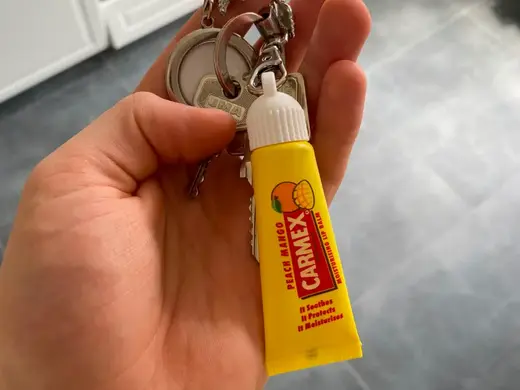 Carmex Lip Balm Keychain Cap