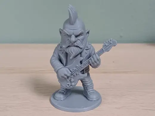 Punk Rock Gnome with Electric Guitar