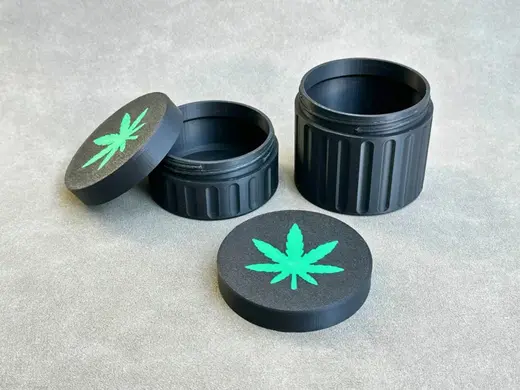 Cannabis Leaf Jar Series